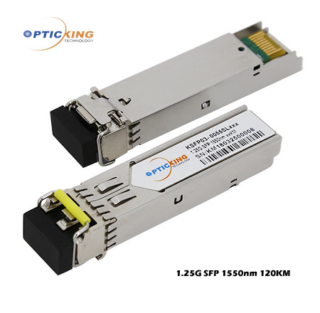 1.25 G SFP 1550nm 120km SFP LC Module For Access Network