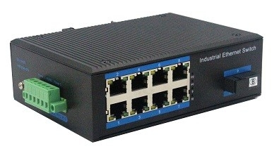 OPK-4500-1GX8GTシリーズ 8ポート 10/100/1000BASE-TX+1000Base-FX産業用イーサネットスイッチ